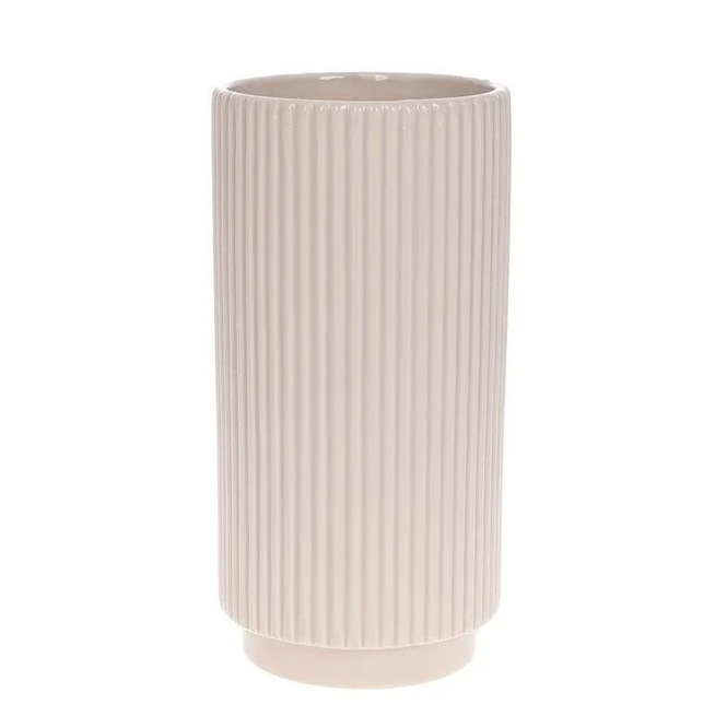 Ваза керамическая Flora 23 см Бежевый (32351) Ваза керамическая Flora 23 см Бежевый (32351)