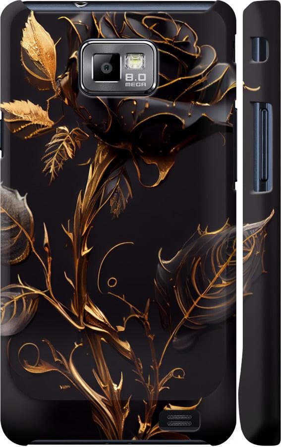 Чехол на Samsung Galaxy S2 Plus i9105 Роза 3 (5552c-71-42517)