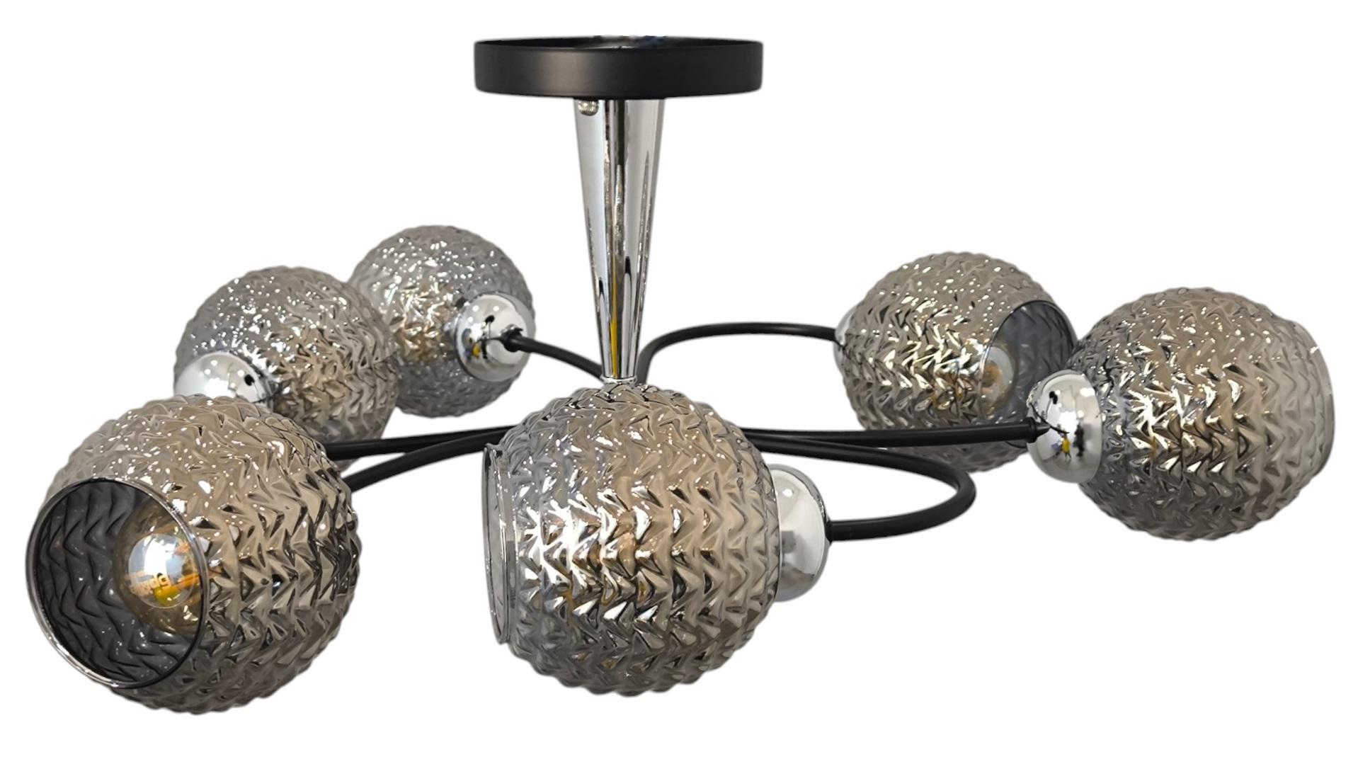 Люстра LK-732S/6 E27 BK+CH (27-174)