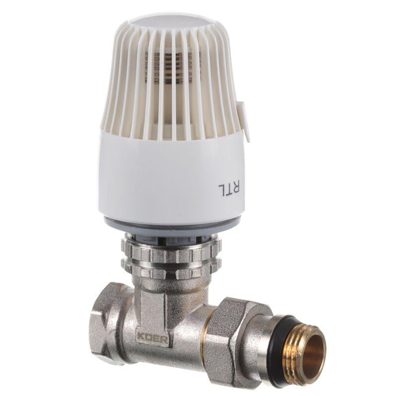 Кран прямой RTL KOER KR.943-Gi-1/2x1/2 с системой антитечки (KR3066)