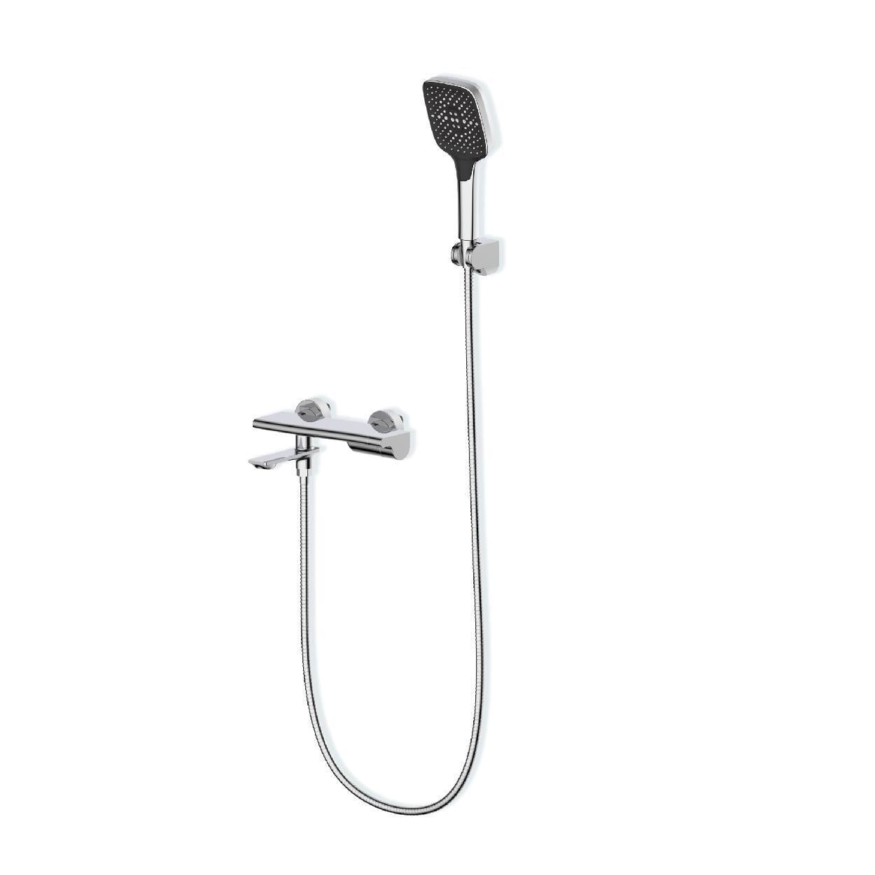 Смеситель для ванны FADO Tokio с воронкой и воронкой Хромированный (MIX0402C)