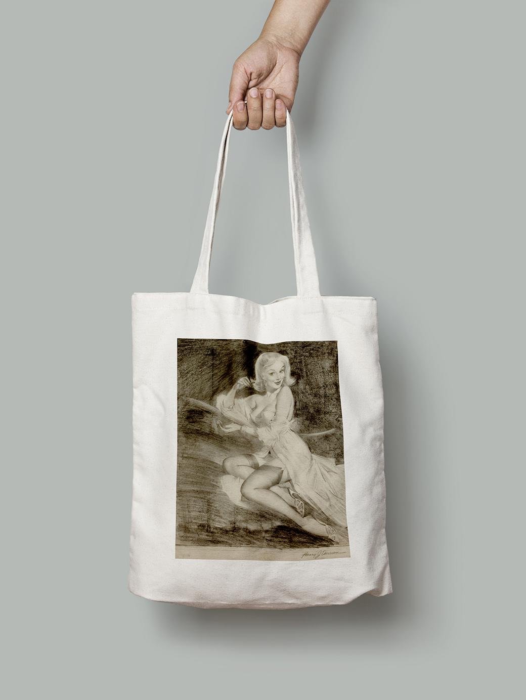 Эко-сумка Наводит красоту. Гарри Экман шопер (pin_up010207_Bag)