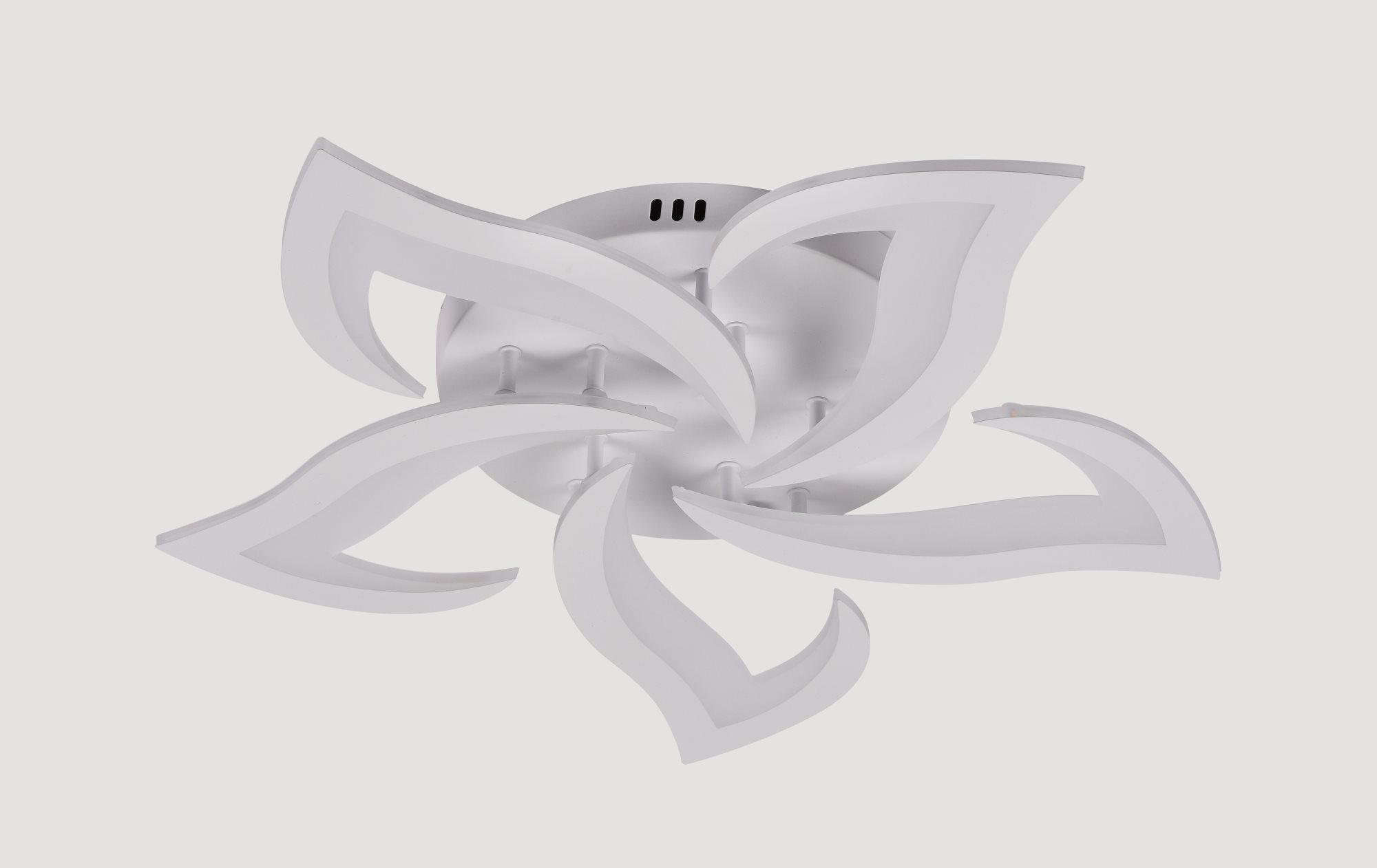 Люстра светодиодная акриловая Valeso V L6069-5 WT для гостиной (000040023)