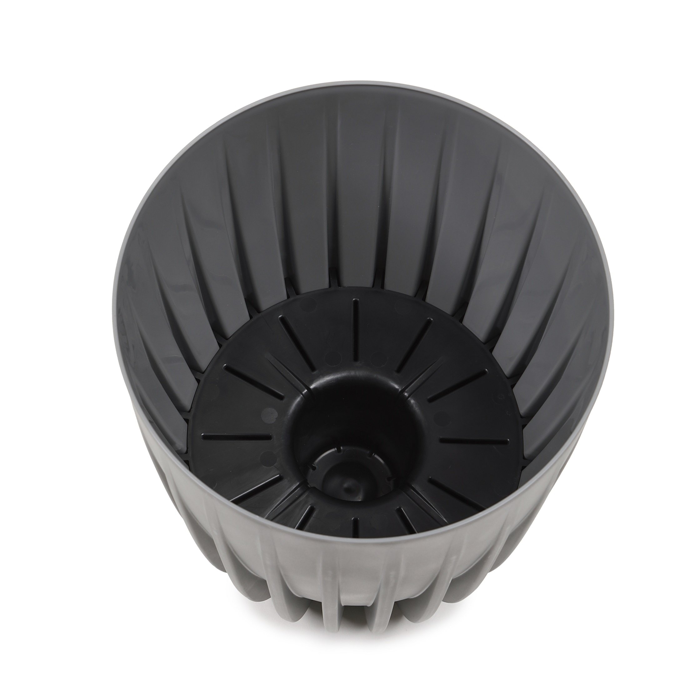 Кашпо Lamela Міра 22х19 см 2,4 л Сірий (000006095) - фото 2