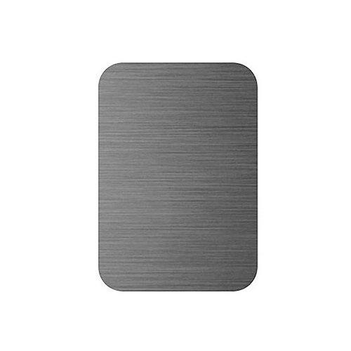 Пластина для магнитного держателя смартфона SUNROZ 35x45 мм Graphite Brushed (A62249)
