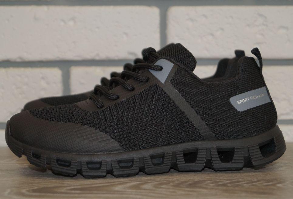 Кроссовки подростковые текстильные Wei Wei р. 38 24 см Черный (31528-38)