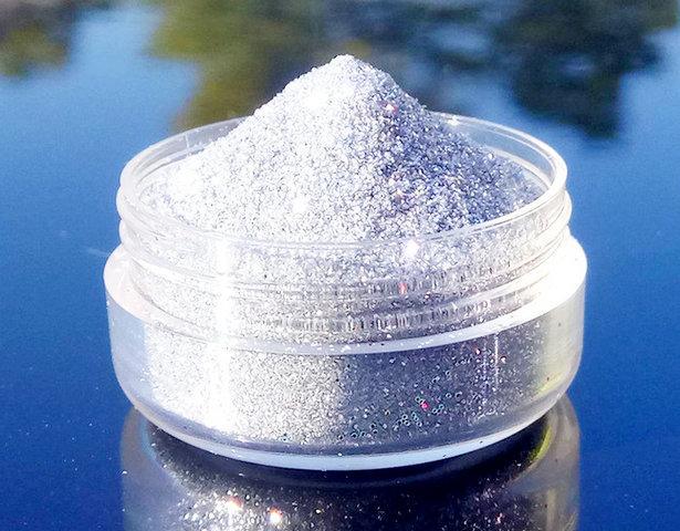 Гліттер 1/64 голографія 0,4 мм 1 кг Сріблястий (2690150)