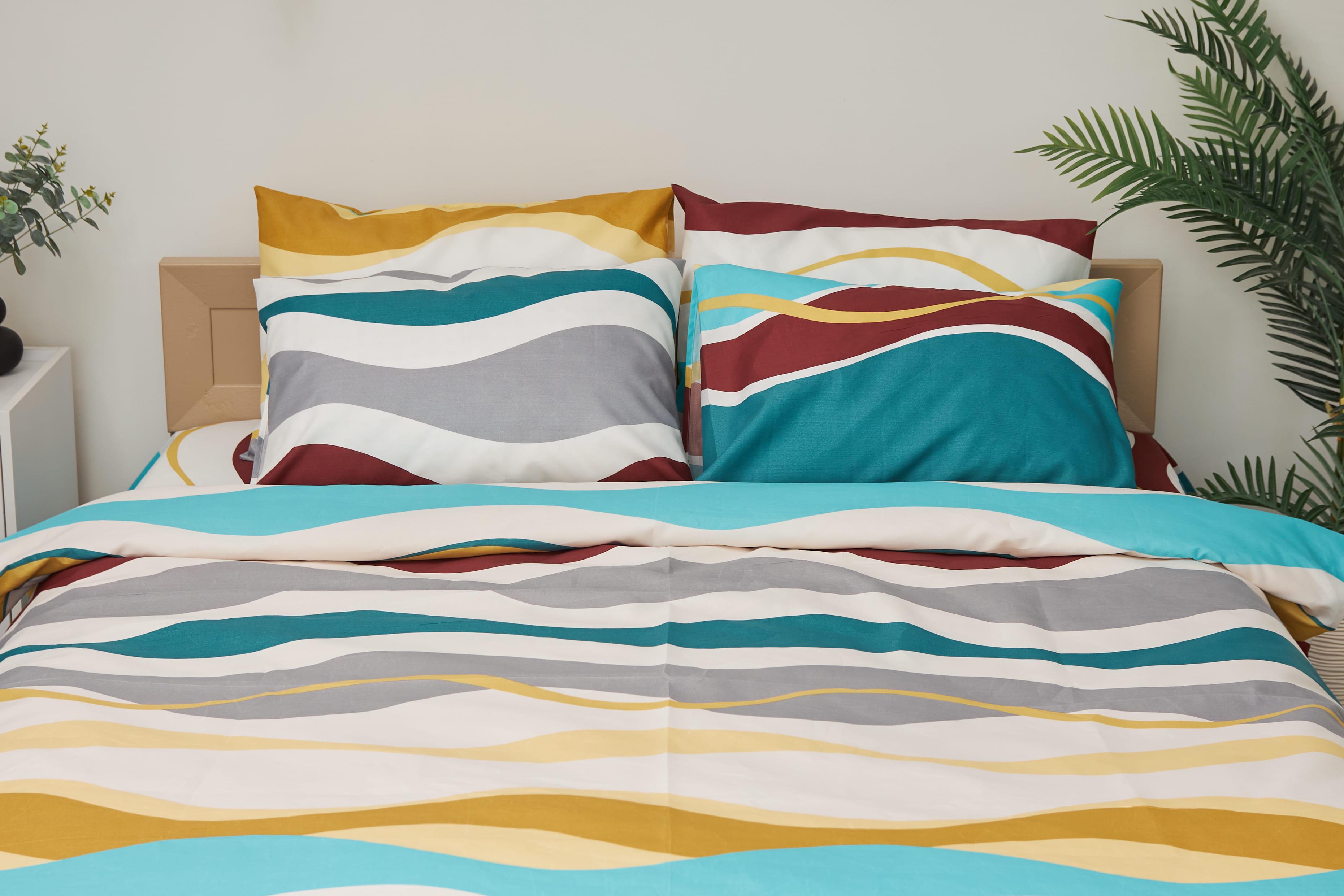 Комплект постельного белья Moon&Star Tangerine Premium микросатин king size 220x240 см наволочки 2 шт. (MS-820001425)
