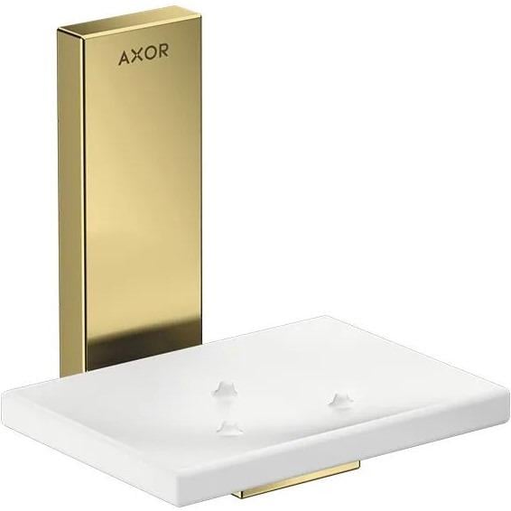 Мыльница в ванную Axor Universal Rectangular настенное стекло Золотой глянцевый (42605990)