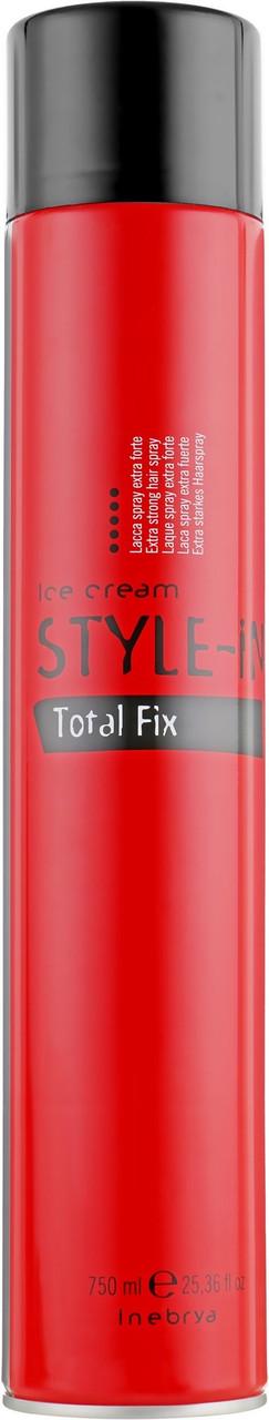 Лак для волос экстра сильной фиксации Inebrya Style-In Power Total Fix 500 мл (1263855918)