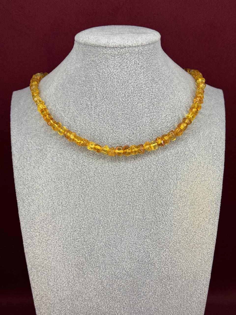 Бусы из янтаря лечебные 45 см (н-840)