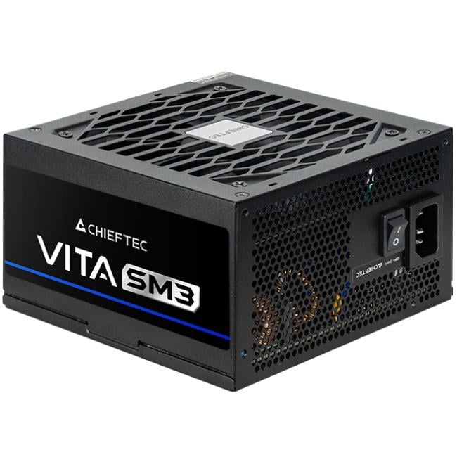 Блок питания для компьютера Chieftec VITA SM3 BPX-750-C 750W ATX 3,1 80+ Bronze Semi modular Retail 120 мм (BPX-750-C)