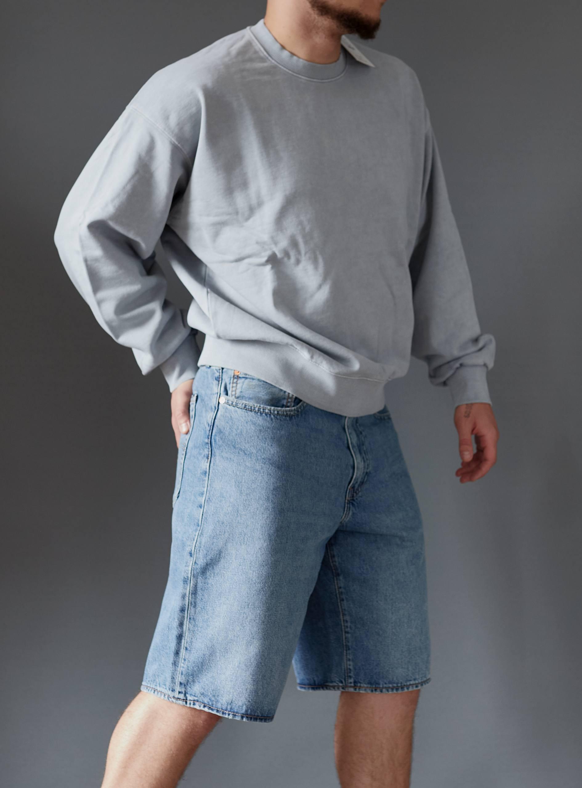 Шорты джинсовые Levi's 478 Baggy Shorts р. 34 US Голубой (46145190) - фото 3