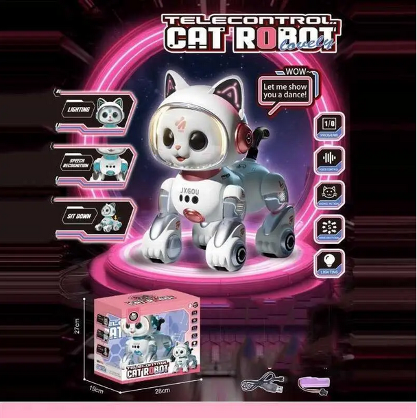 Кошеня на радіокеруванні 3,7V 2,4GHz музика підсвічування сенсор (788 A-5) - фото 2 Кошеня на радіокеруванні 3,7V 2,4GHz музика підсвічування сенсор (788 A-5) - фото 2