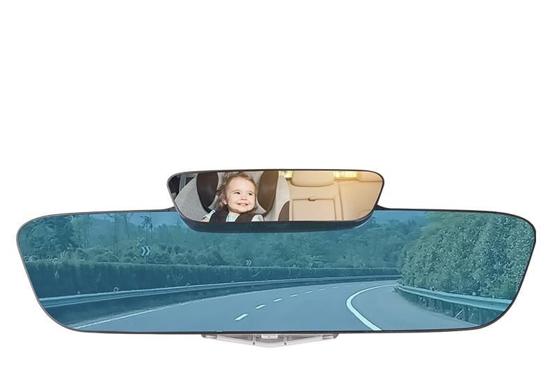 Зеркало заднего вида AIWA универсальное с антибликовым покрытием (02826)