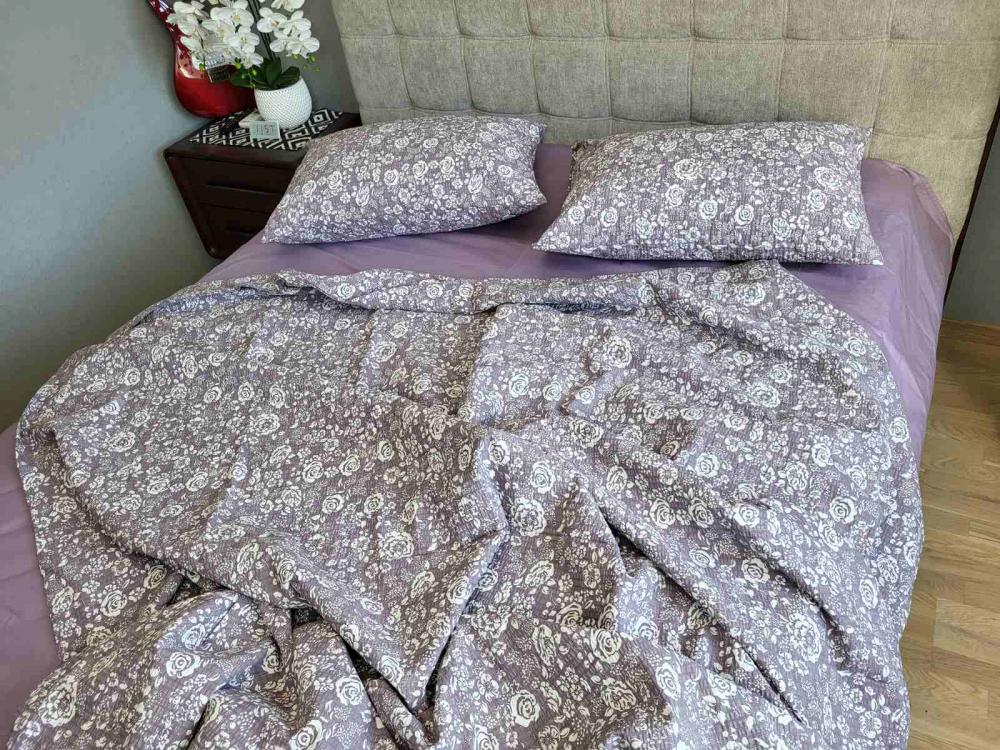 Комплект постільної білизни GOFRE DUO Троянда сімейна Фіолетовий