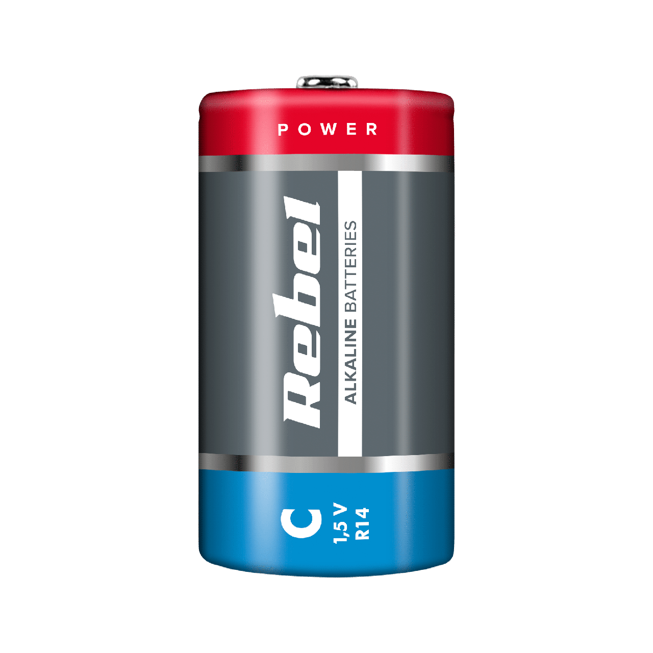 Батарейка Rebel R14 Alkaline 1,5V на блистере (BAT0063B)