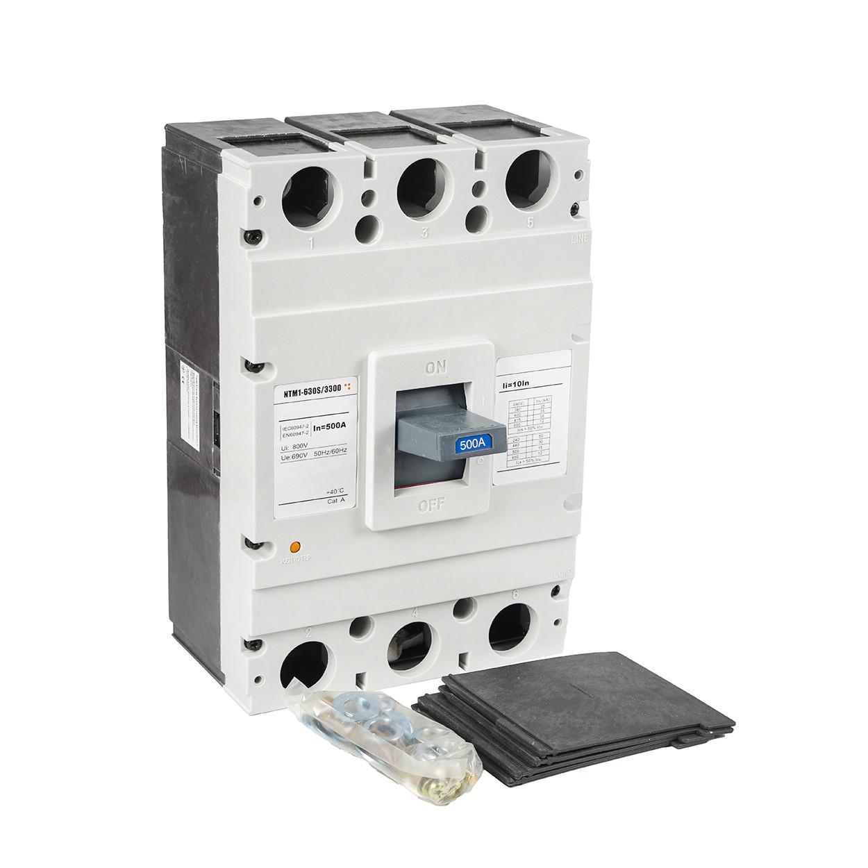 Автоматический выключатель шкафовый силовой TESLA NTM1-630S 630A 3300 (208) - фото 4