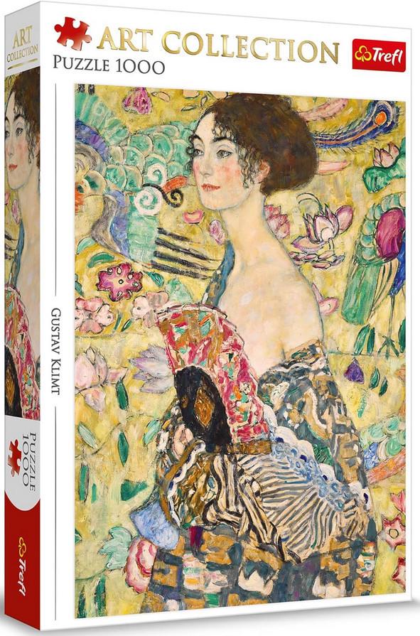 Пазл Trefl Дама з віялом Арт колекція 1000 ел.