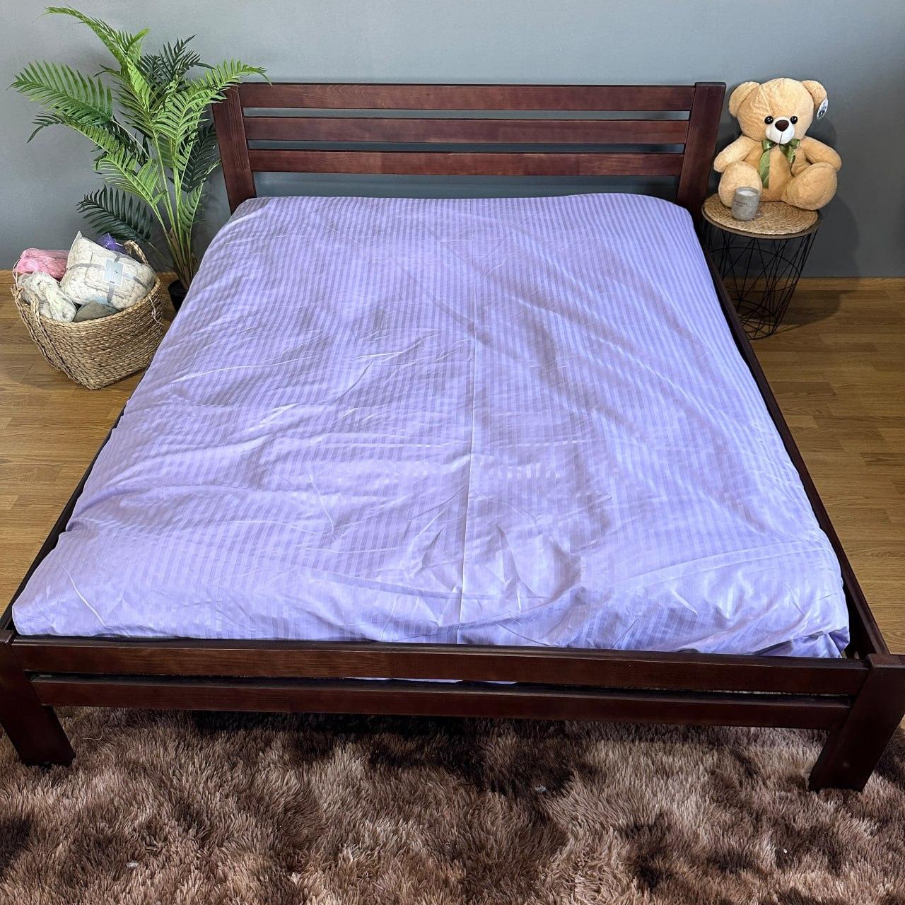 Наматрацник на резинці односпальний 90х200х25 см Бузковий (П4К-post-rezunka-001) Наматрацник на резинці односпальний 90х200х25 см Бузковий (П4К-post-rezunka-001)