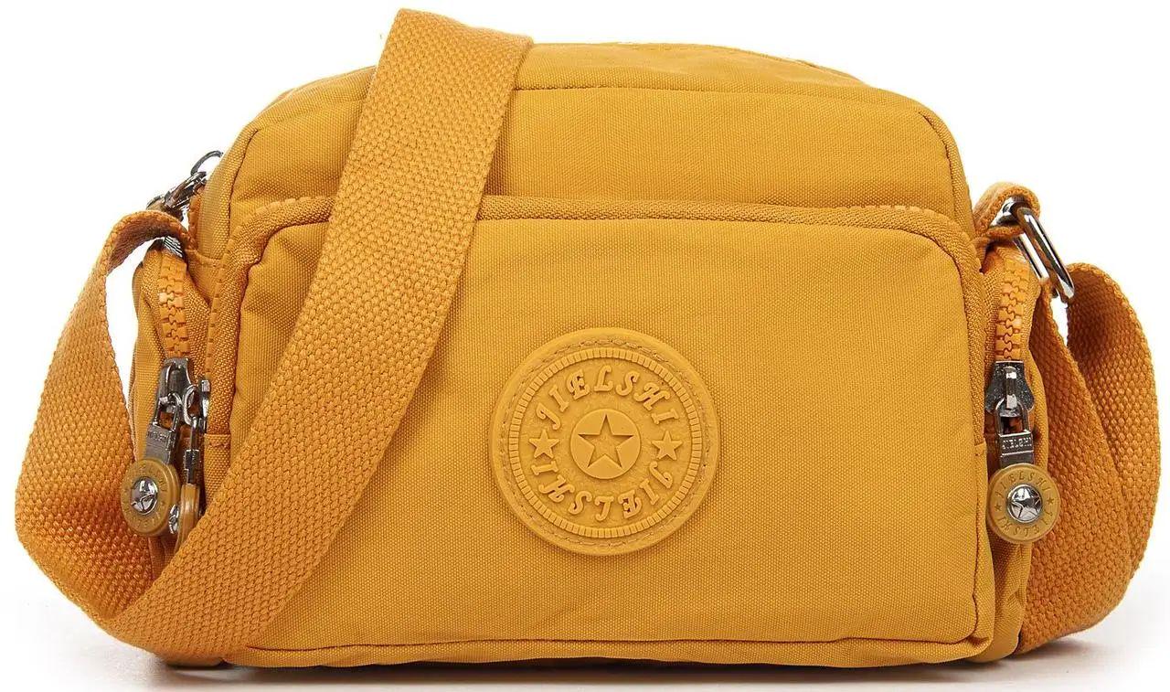 Сумка текстильна жіноча Jielshi Жовтий (LAN1886 l.yellow)