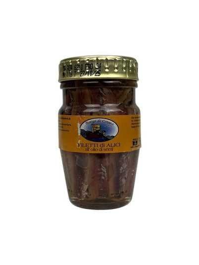 Анчоуси Bordo di Catara Filetti di Alici в олії 80 г (13356351)