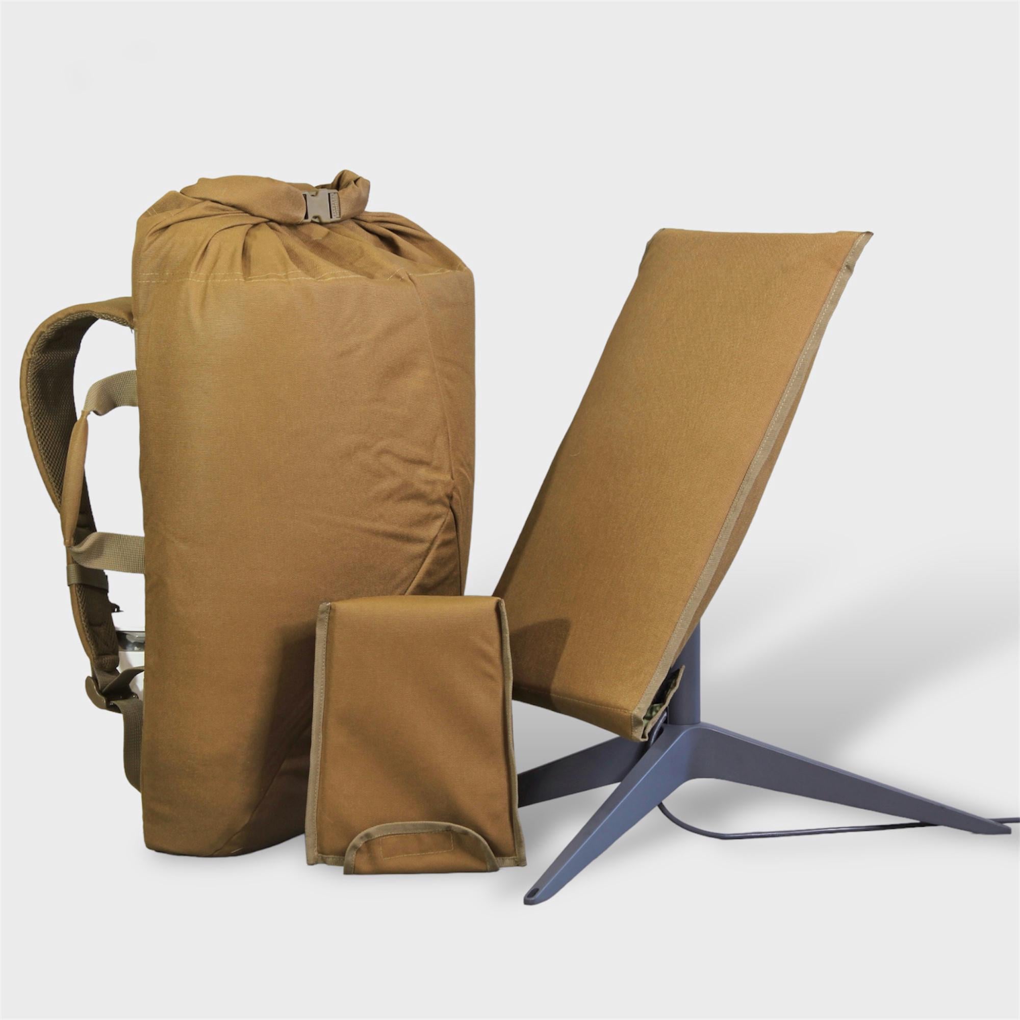 Сумка-рюкзак тактический для Starlink V2 Cordura с 2 подсумками Койот (164899)