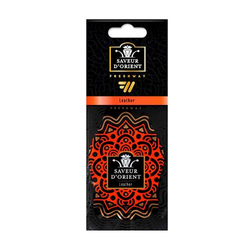 Освіжувач повітря сухий листок Fresh Way Saveur D&apos,Orient Leather (00000051201)