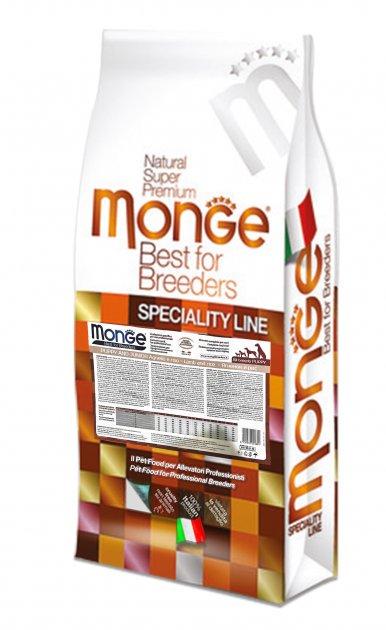 Корм сухой для щенков всех пород Monge Dog All Breeds Puppy & Junior с ягненком и рисом 15 кг (70004664)