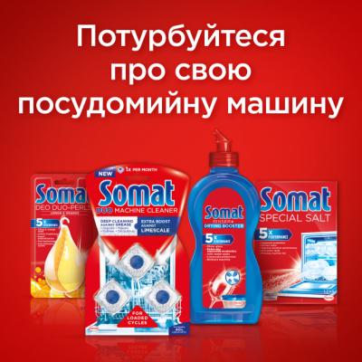 Таблетки для посудомийних машин безфосфатні Somat All in One 90 шт. (9000101534993) - фото 10