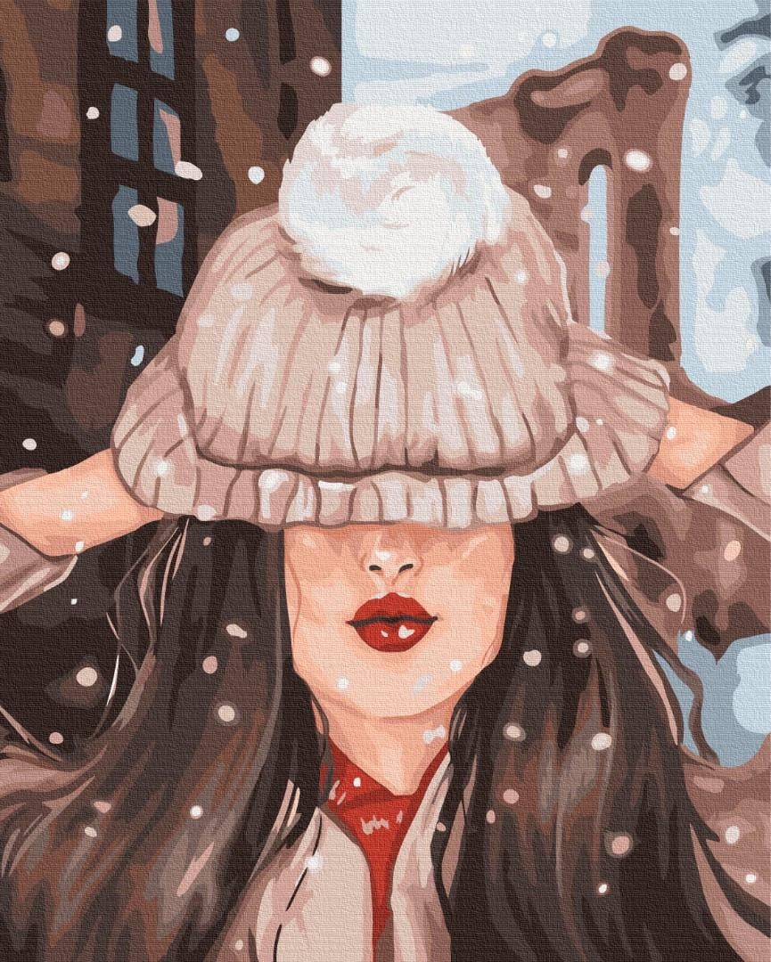 Картина по номерам Brushme BS52805 Первый снег 40х50 см (1718078471)