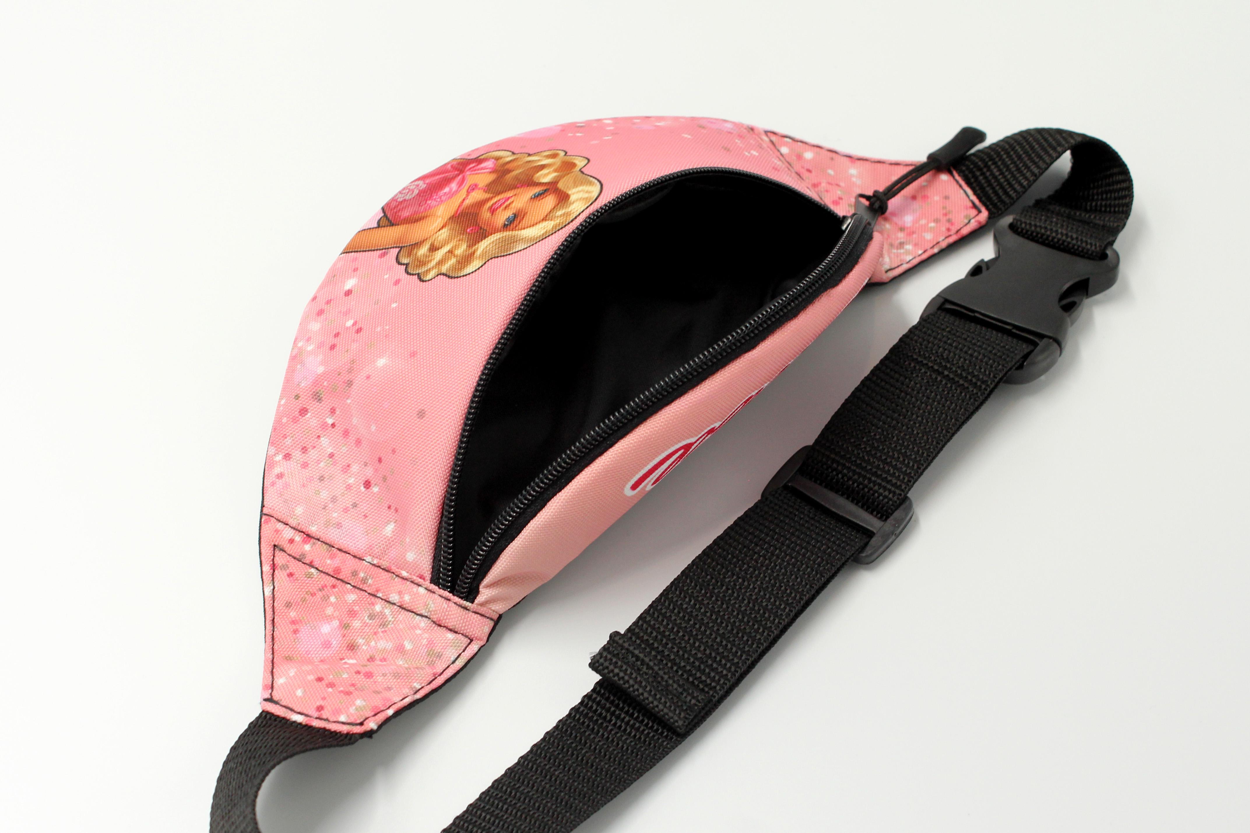 Бананка для дівчинки з регулюючим ремінцем 4-8 років Барбі Рожевий (Д-033) - фото 4