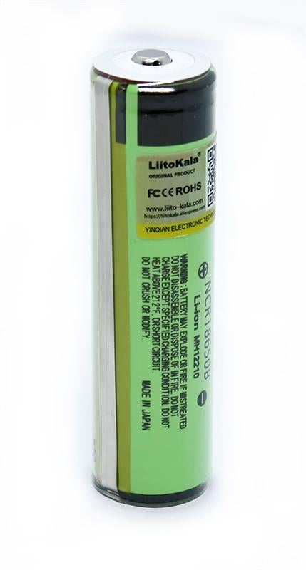 Аккумулятор литий-ионный LiitoKala NCR18650B 18650 Protected Lii-34B-PCB/3400 mAh/6,8A/4,2/3,6/2,5V (23361304)