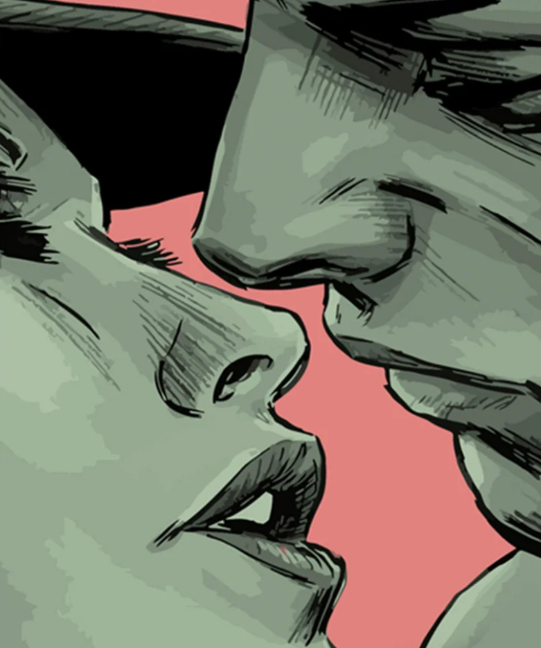 Картина по номерам Strateg Поцелуй 40x50 см (DY295)