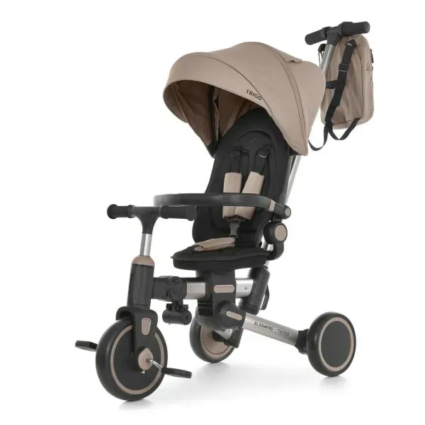 Велосипед детский трехколесный El Camino TRIGO ME 1226 Taupe Beige Бежевый/Коричневый/Черный