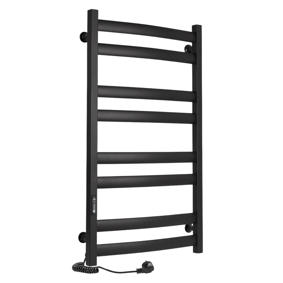 Полотенцесушитель электрический Laris Атлант ЧФЧ8 вертикальный 900x500 мм L Черный (AKV-73207621)