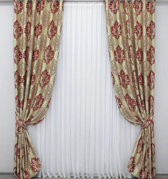 Комплект штор Корона блекаут/софт 1,5х2,75 м 2 шт. Бежевый (1276ш) - фото 1 Комплект штор Корона блекаут/софт 1,5х2,75 м 2 шт. Бежевый (1276ш) - фото 1