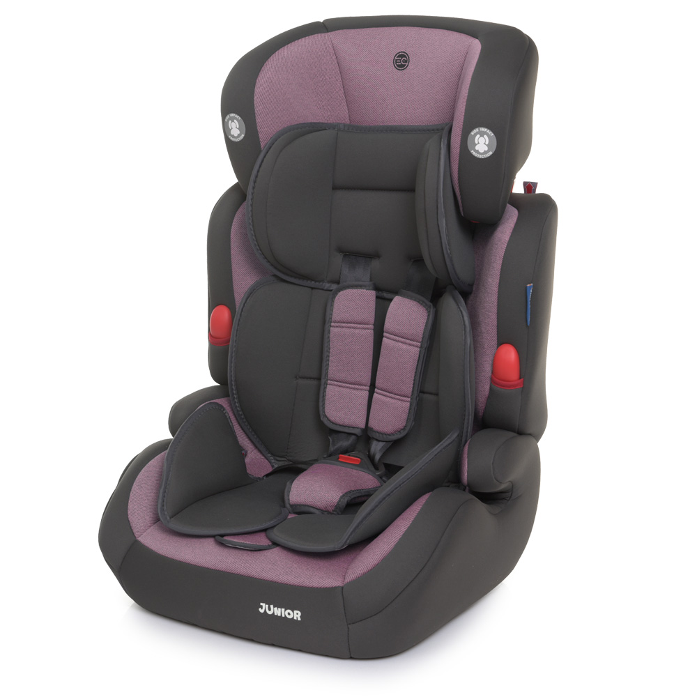 Дитяче автокрісло El Camino Junior ME1008 з ISOFIX 9-36 кг Violet Фіолетовий