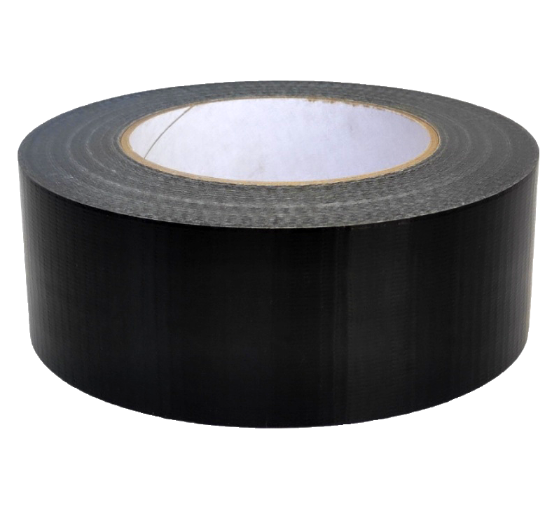 Скотч армированный усиленный 48 мм 50 м Черный (3599)
