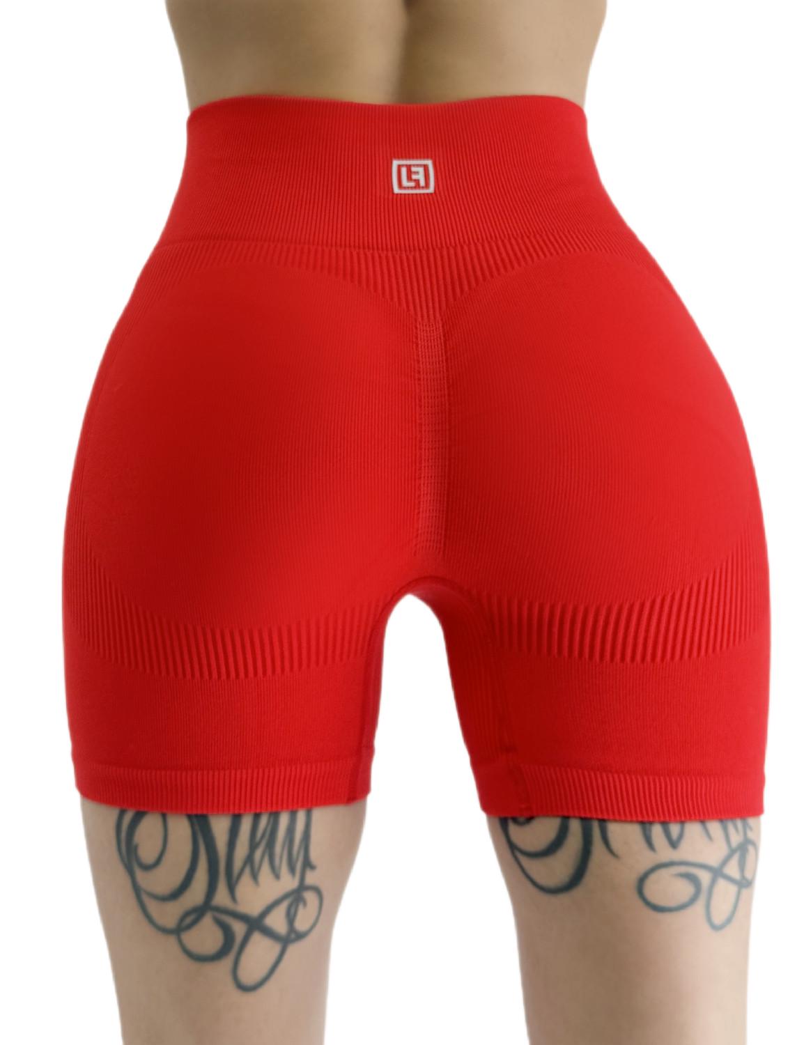 Шорти для фітнесу жіночі LILAFIT пуш ап М Червоний (LFH000017) - фото 3