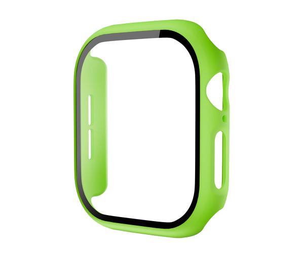 Чехол с защитным стеклом Protective Cover with Glass для Apple Watch Series 10 42 мм Салатовый