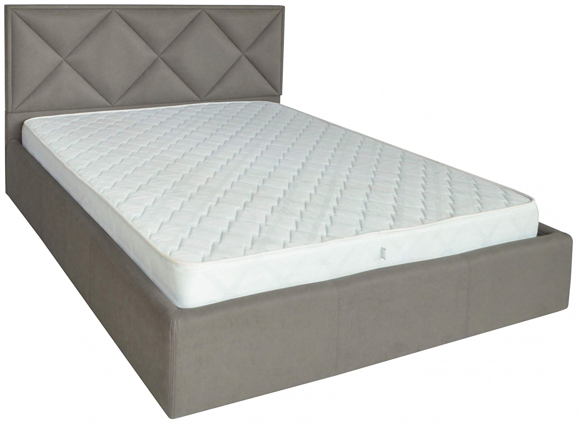 Кровать двуспальная Leeds Comfort Madrit 15 160х200 см с подъемным механизмом Серый Кровать двуспальная Leeds Comfort Madrit 15 160х200 см с подъемным механизмом Серый