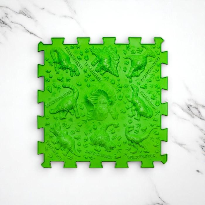 Розвиваючий килимок масажний Пазли Мікс Терразаври 1 елемент Салатовий (AD360011) - фото 2 Розвиваючий килимок масажний Пазли Мікс Терразаври 1 елемент Салатовий (AD360011) - фото 2