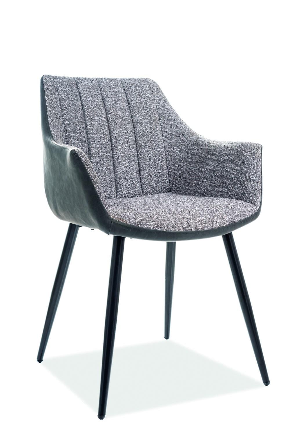Стул Bruno Cерый/Черный (BRUNOCSZ)