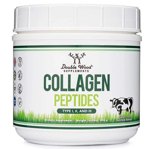 Колаген Double Wood Collagen Peptides Type I, II and III 456 г 38 порцій