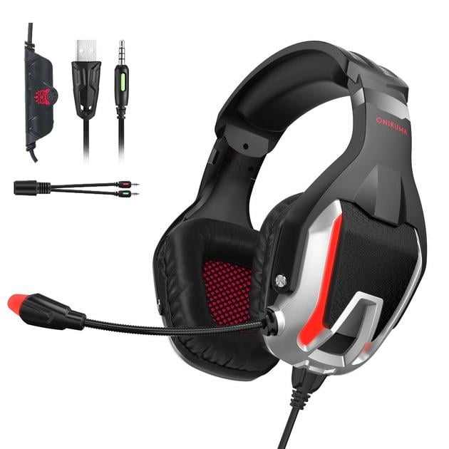 Геймерские наушники Onikuma Stereo Gaming Headset для ПК/Android/PS4/Xbox - фото 3