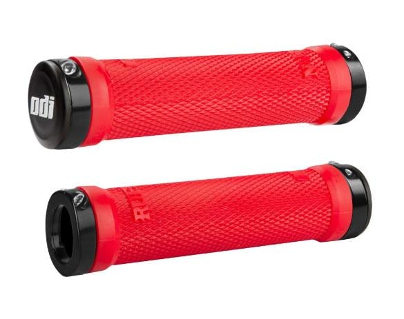 Гріпси ODI Ruffian MTB Lock-On Bonus Pack Bright Red/Black Clamps (D30RFBR-B)