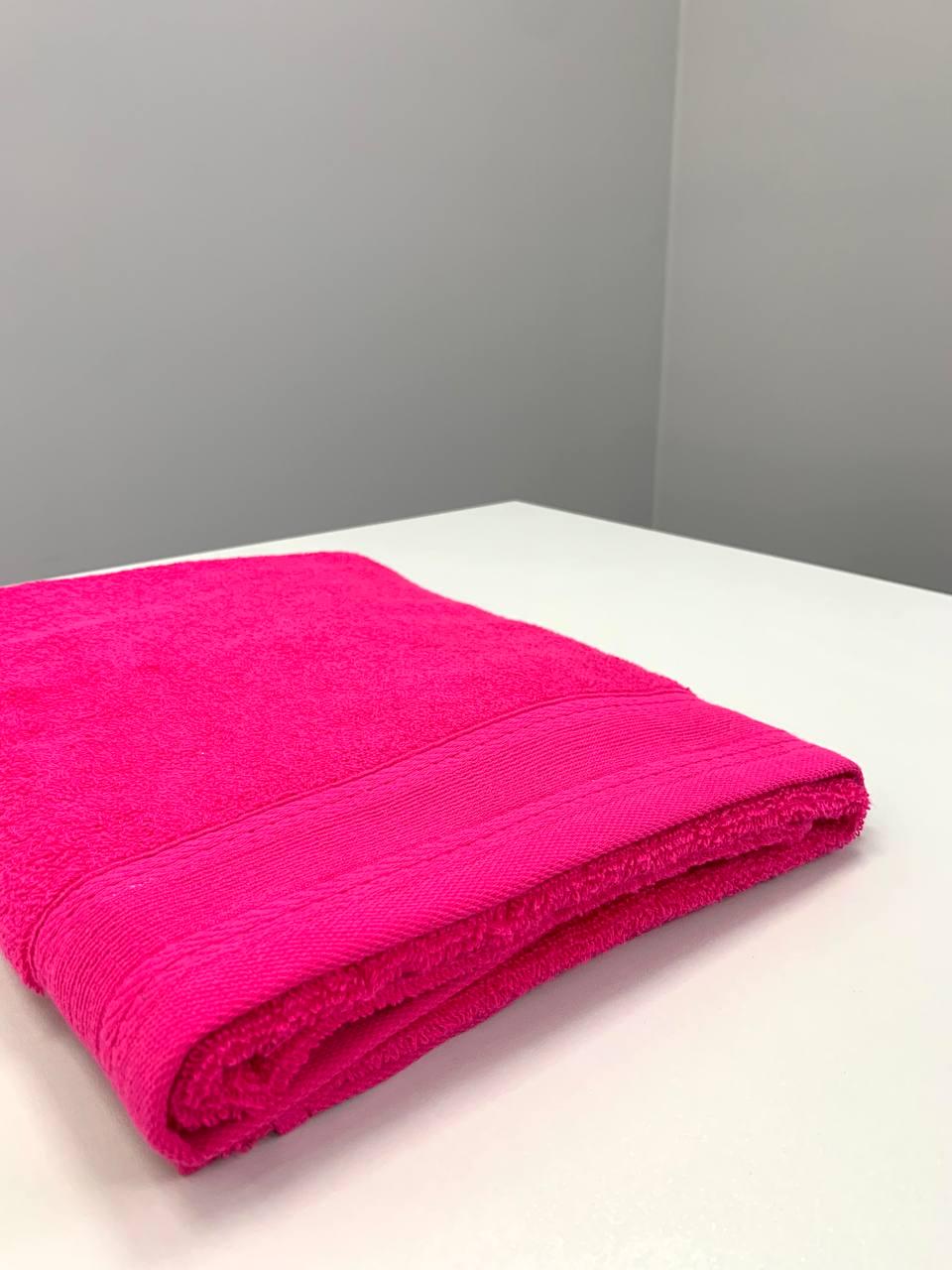 Полотенце махровое с бордюром 400г/м2 70х140 см Фуксия (9891545) - фото 8 Полотенце махровое с бордюром 400г/м2 70х140 см Фуксия (9891545) - фото 8
