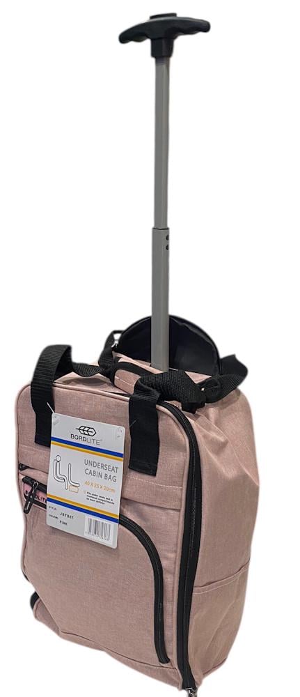 Валіза міні ручна поклажа Bordlite JBTB81 поліестер XS Рожевий