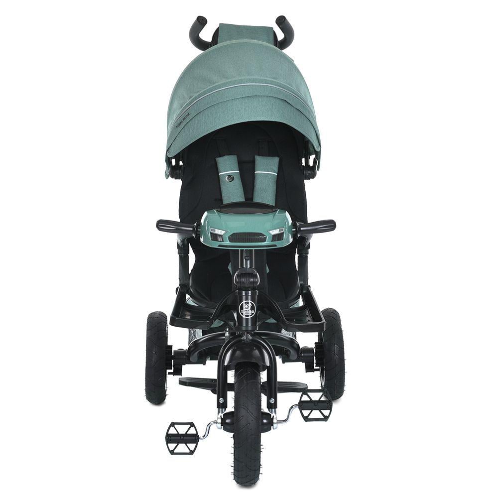 Дитячий велосипед триколісний Turbo Trike MT 1007 гумові колеса Мʼятний (400947194) - фото 4 Дитячий велосипед триколісний Turbo Trike MT 1007 гумові колеса Мʼятний (400947194) - фото 4